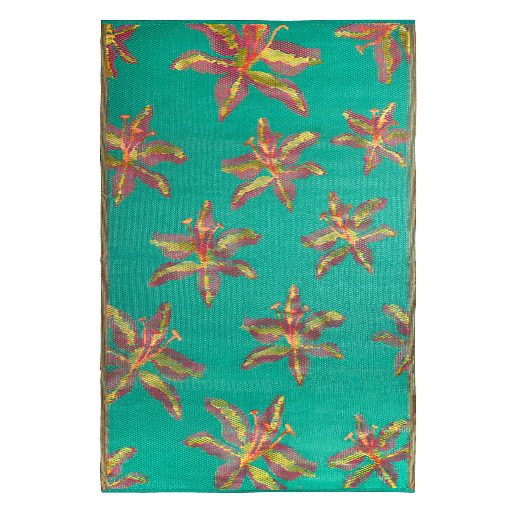 Tropical Leaves Outdoor Rug by Ashland